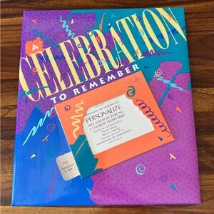 NWT Vintage ‘90s Hallmark “A Celebration to Remember” 3-Ring Binder Photo Album